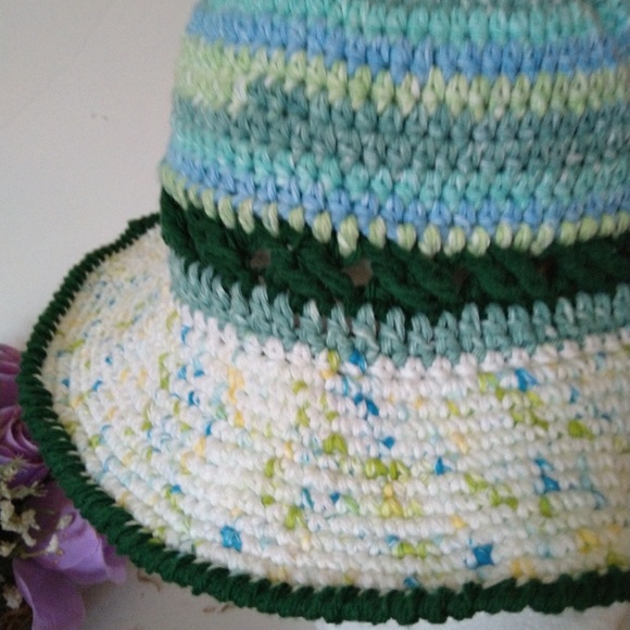 👵👒🎩🧢ALL HATS ON SALE👒☀ cotton handmade hat - Picture 6 of 11